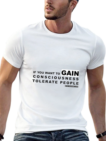 Consciousness Tolerance Graphic Tee - Black