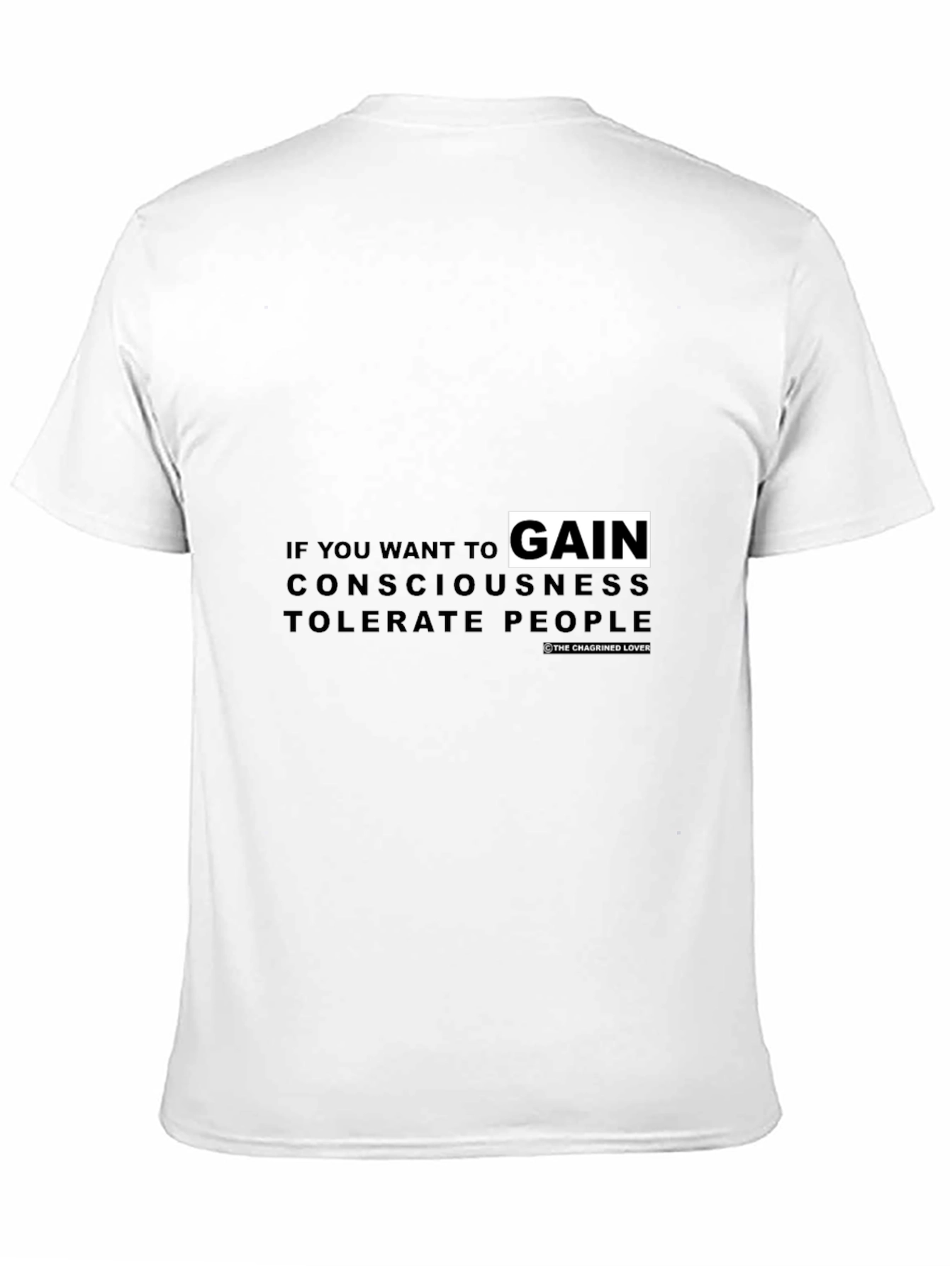 Consciousness Tolerance Graphic Tee - Black