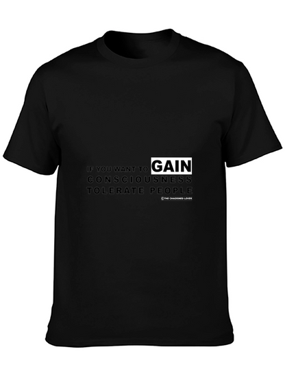 Consciousness Tolerance Graphic Tee - Black