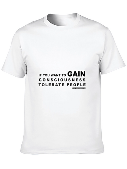 Consciousness Tolerance Graphic Tee - Black