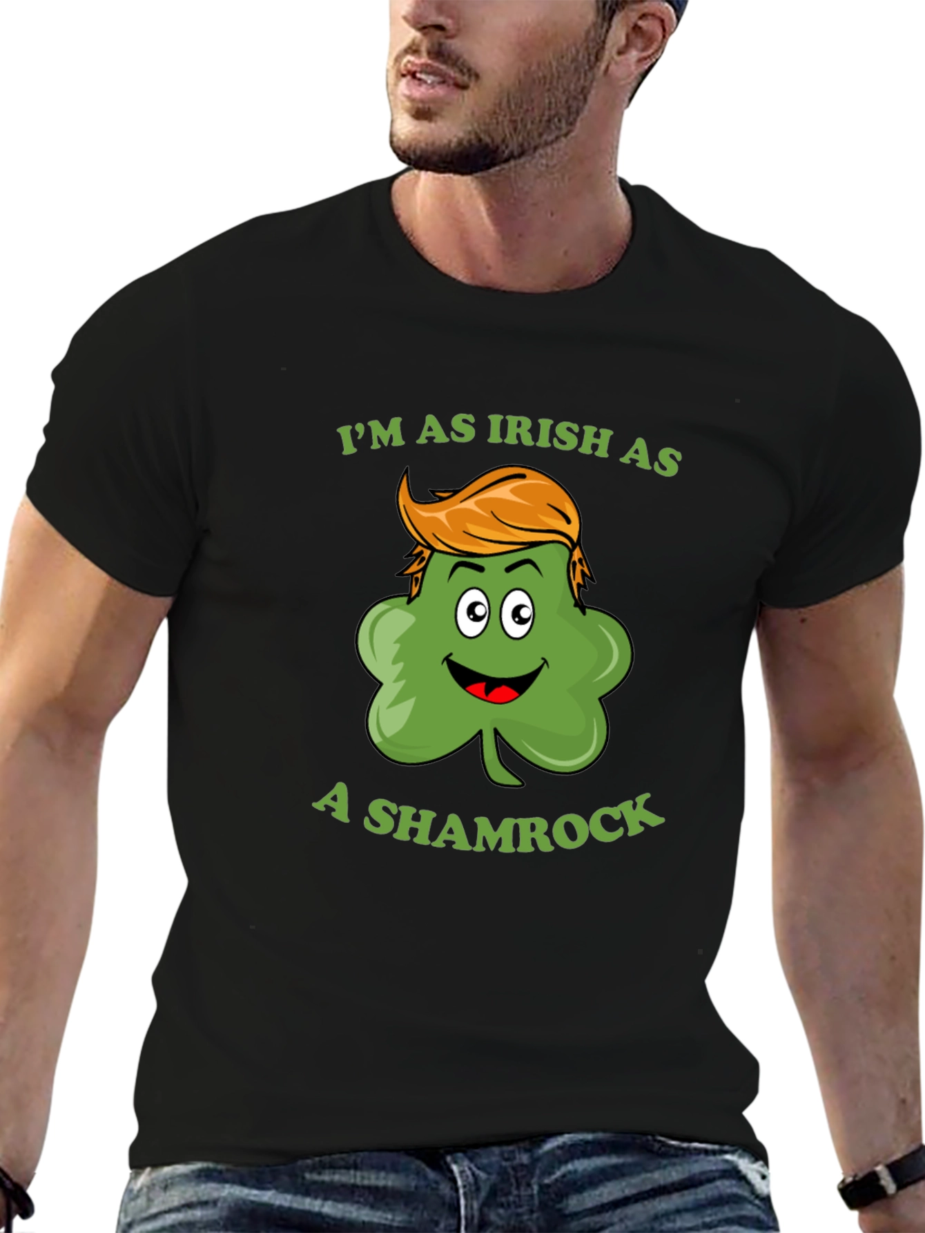 Irish Shamrock Graphic T-Shirt