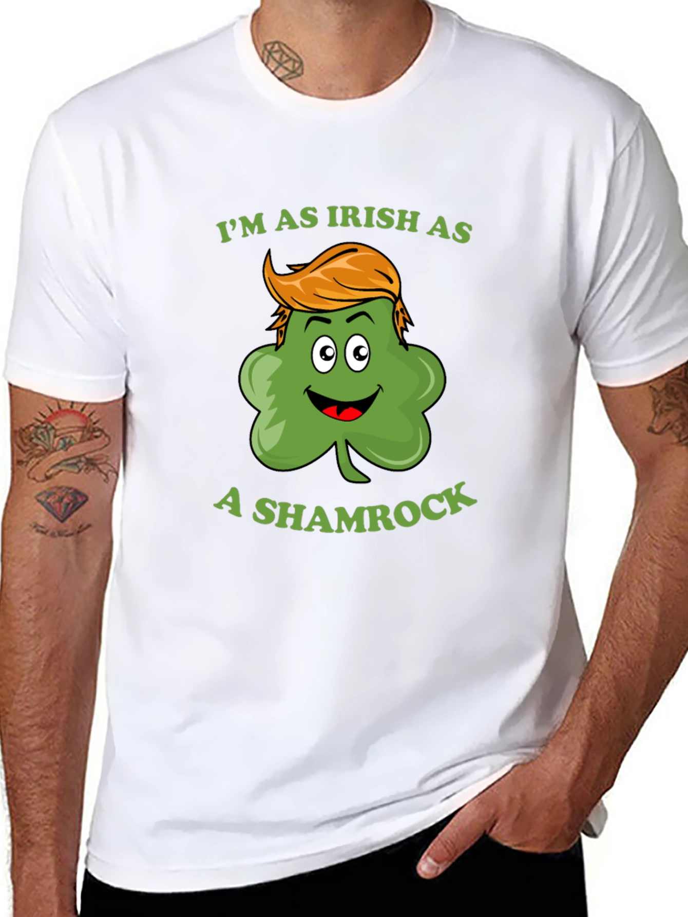 Irish Shamrock Graphic T-Shirt