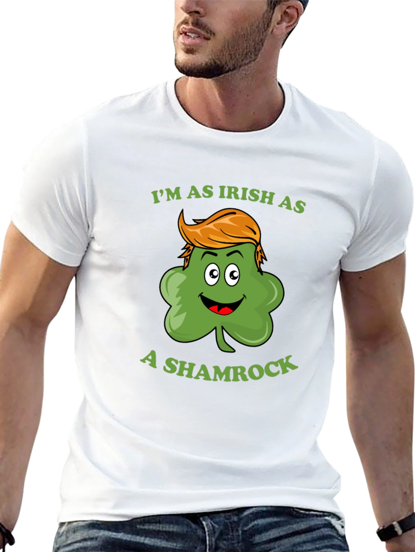 Irish Shamrock Graphic T-Shirt