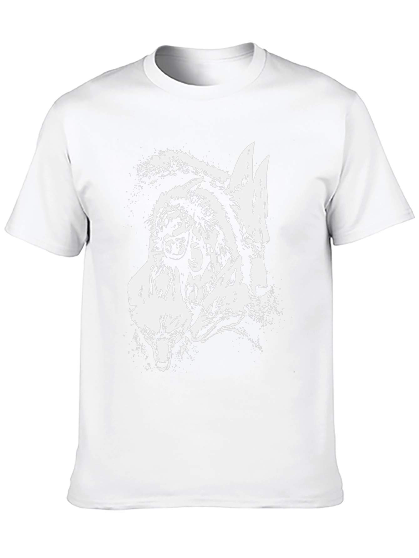 Wolf Pack Graphic T-Shirt - Black Cotton Tee