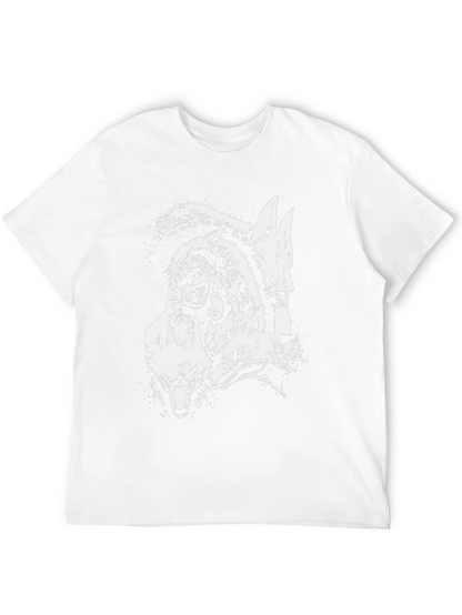 Wolf Pack Graphic T-Shirt - Black Cotton Tee