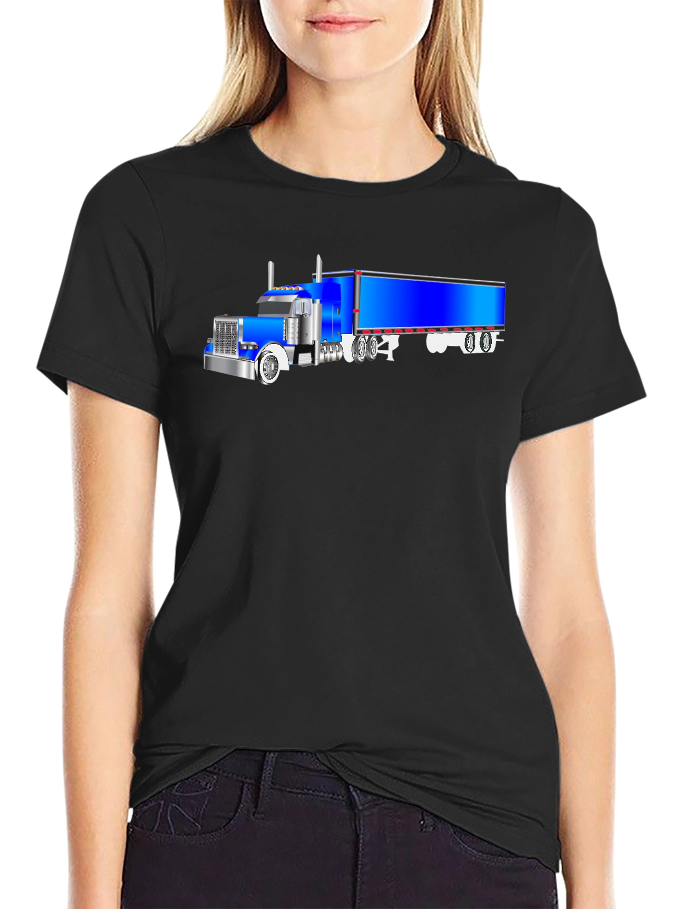 Blue Truck Graphic T-Shirt