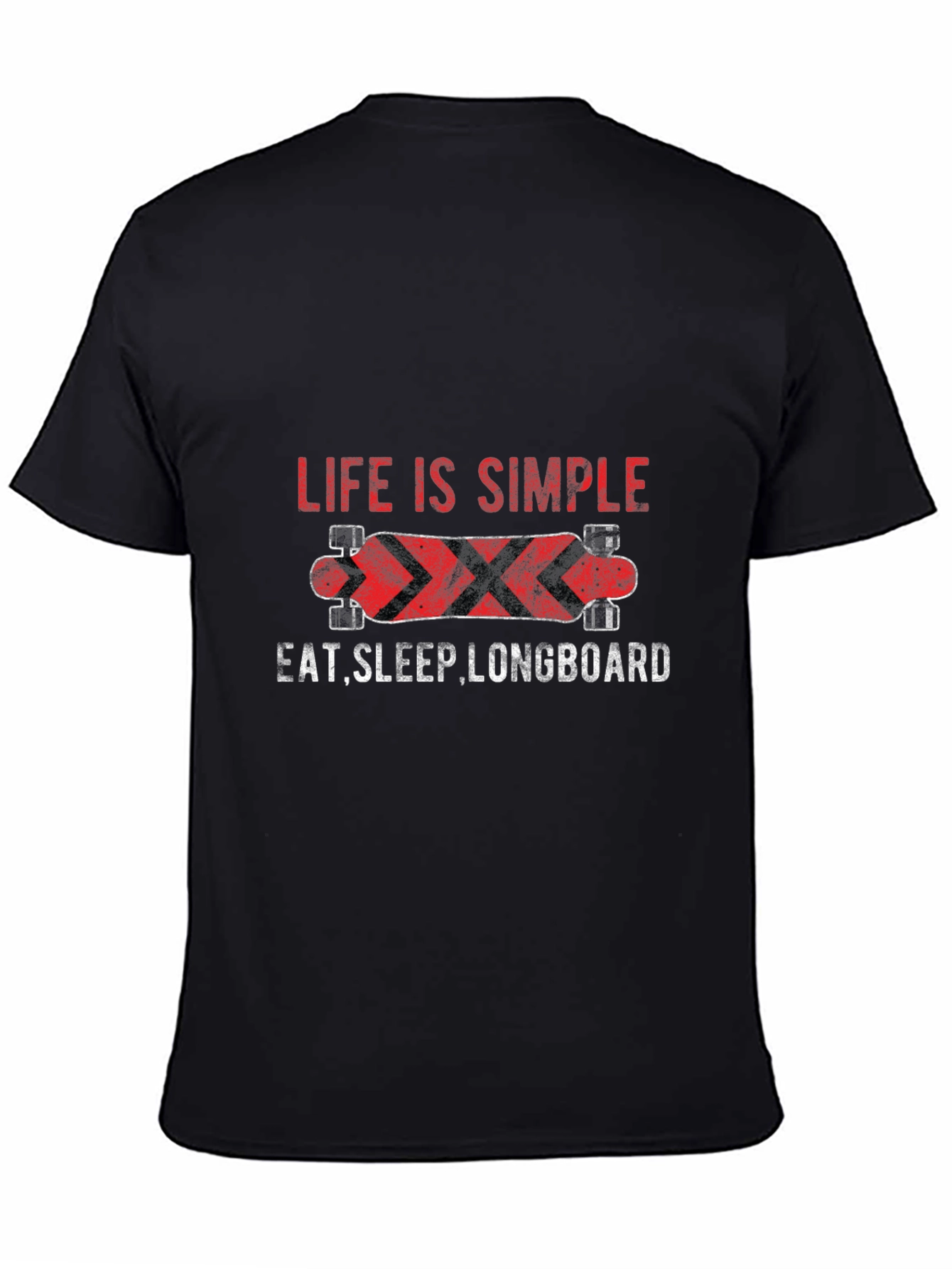 Life Is Simple Longboard Graphic Tee