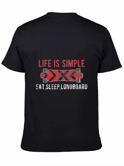 Life Is Simple Longboard Graphic Tee