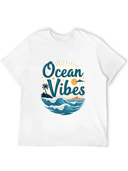 Ocean Vibes Black T-Shirt