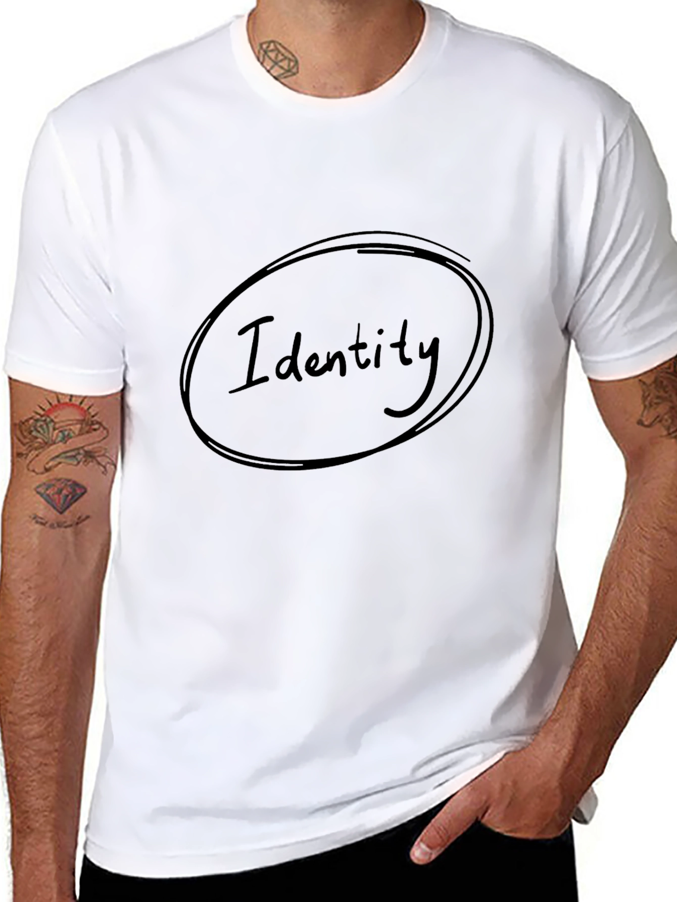 Identity T-Shirt - Mens Black Tee