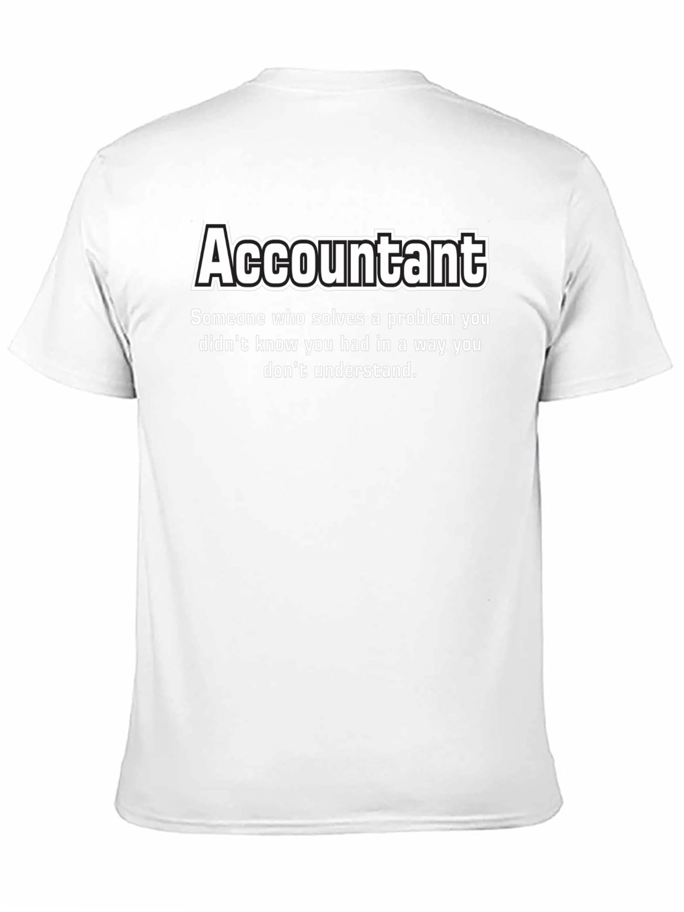 Accountant Definition Black T-Shirt