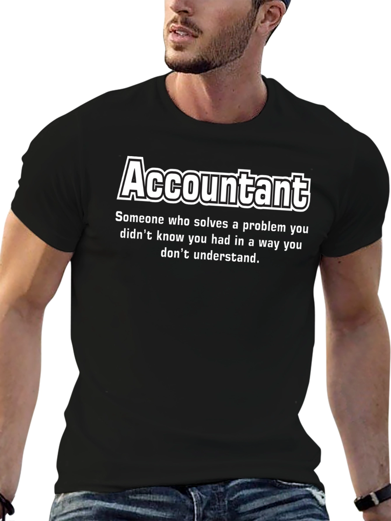 Accountant Definition Black T-Shirt