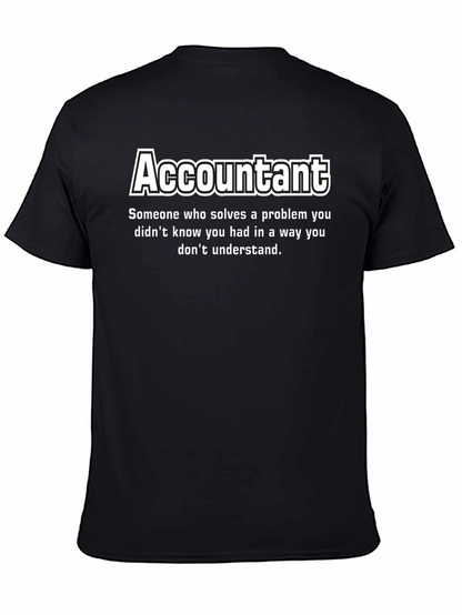 Accountant Definition Black T-Shirt