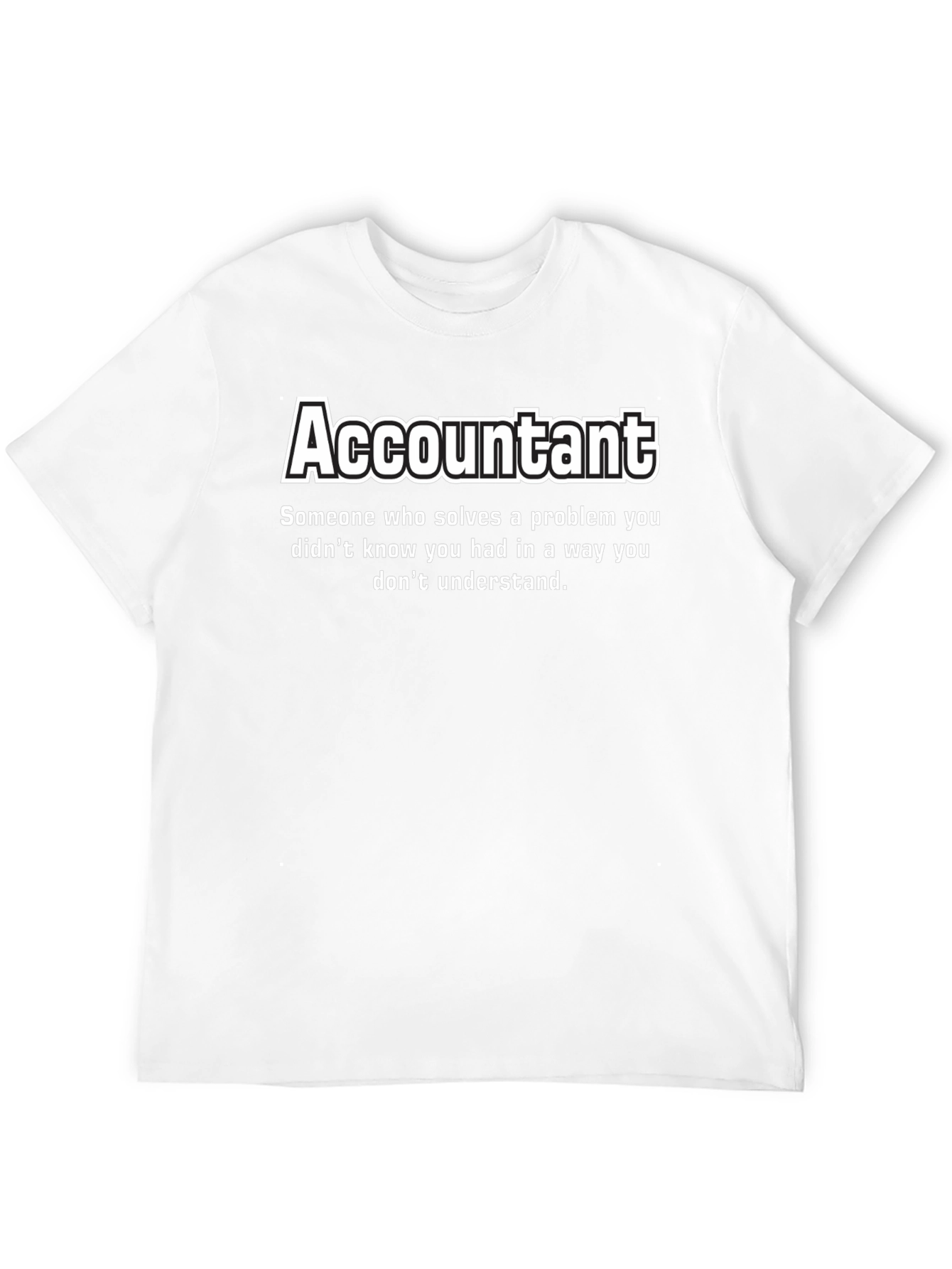 Accountant Definition Black T-Shirt