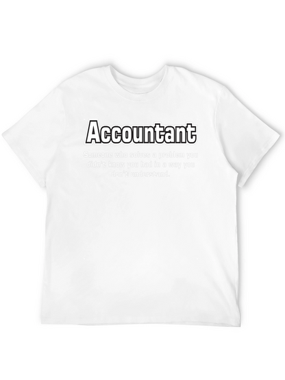 Accountant Definition Black T-Shirt