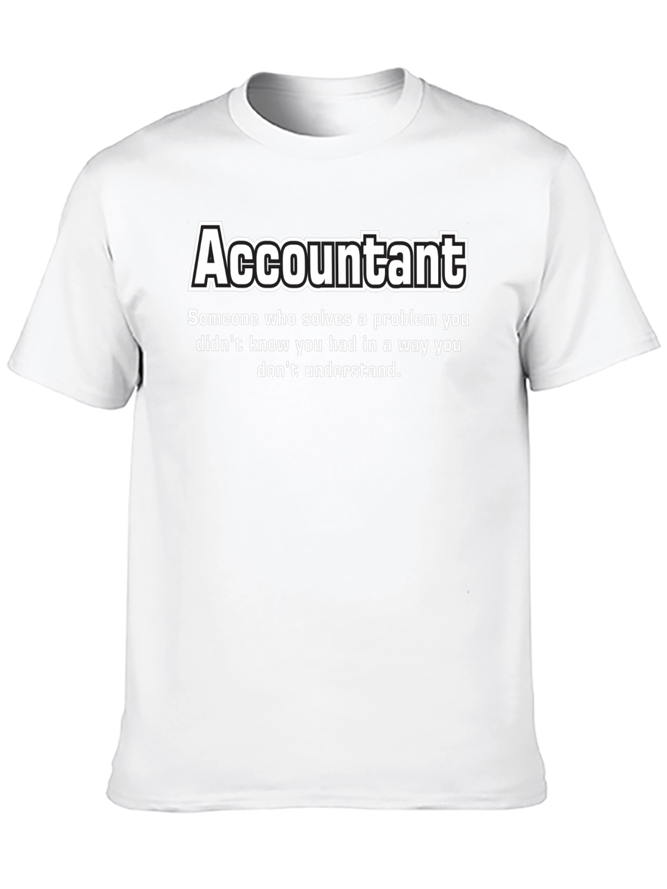 Accountant Definition Black T-Shirt