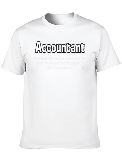 Accountant Definition Black T-Shirt