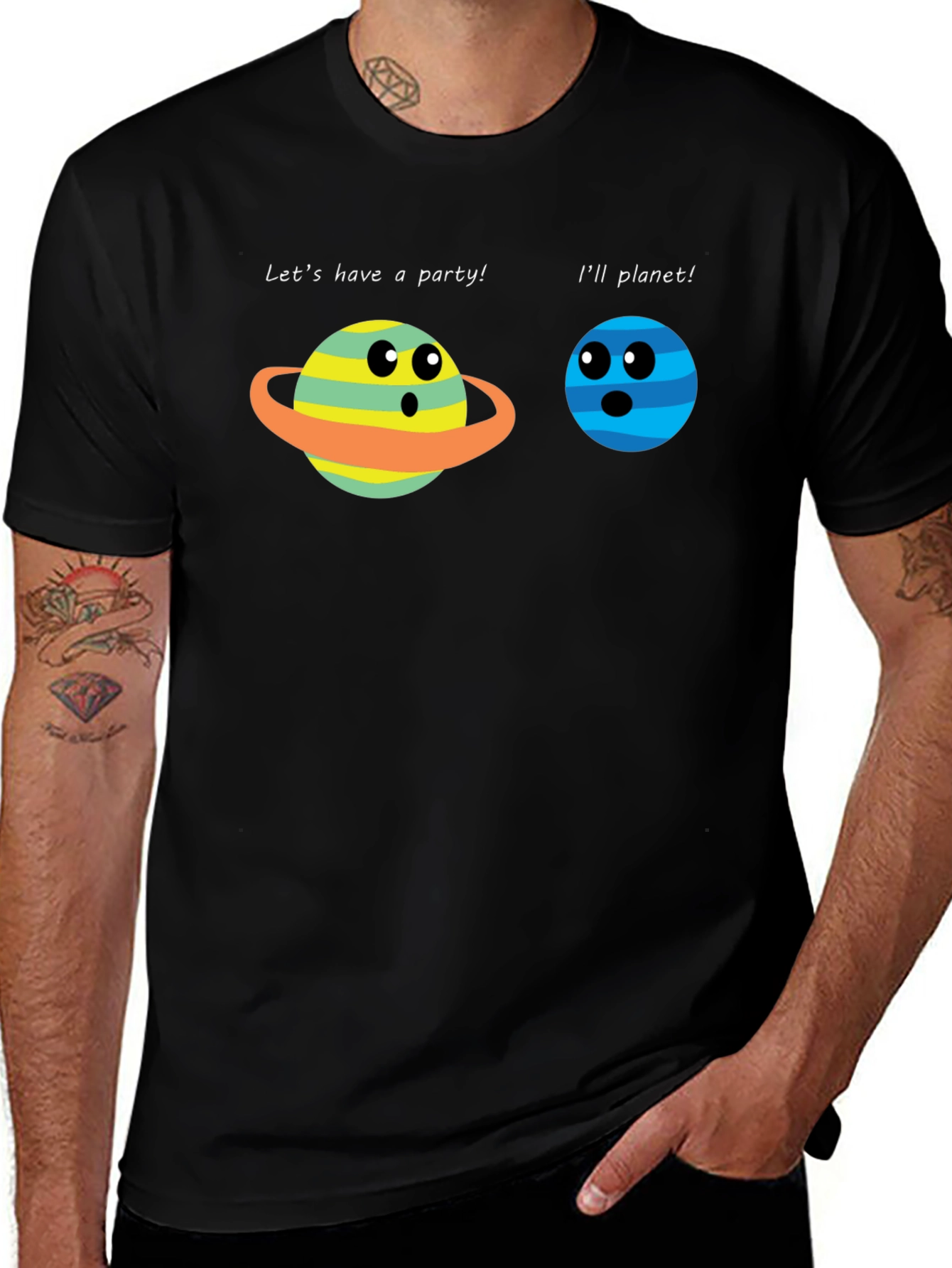 Funny Planet Pun T-Shirt - Lets Have a Party!