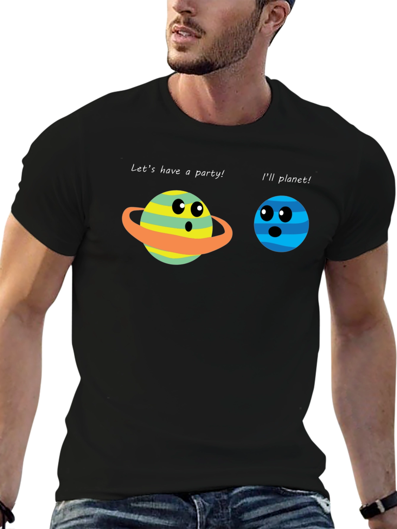 Funny Planet Pun T-Shirt - Lets Have a Party!