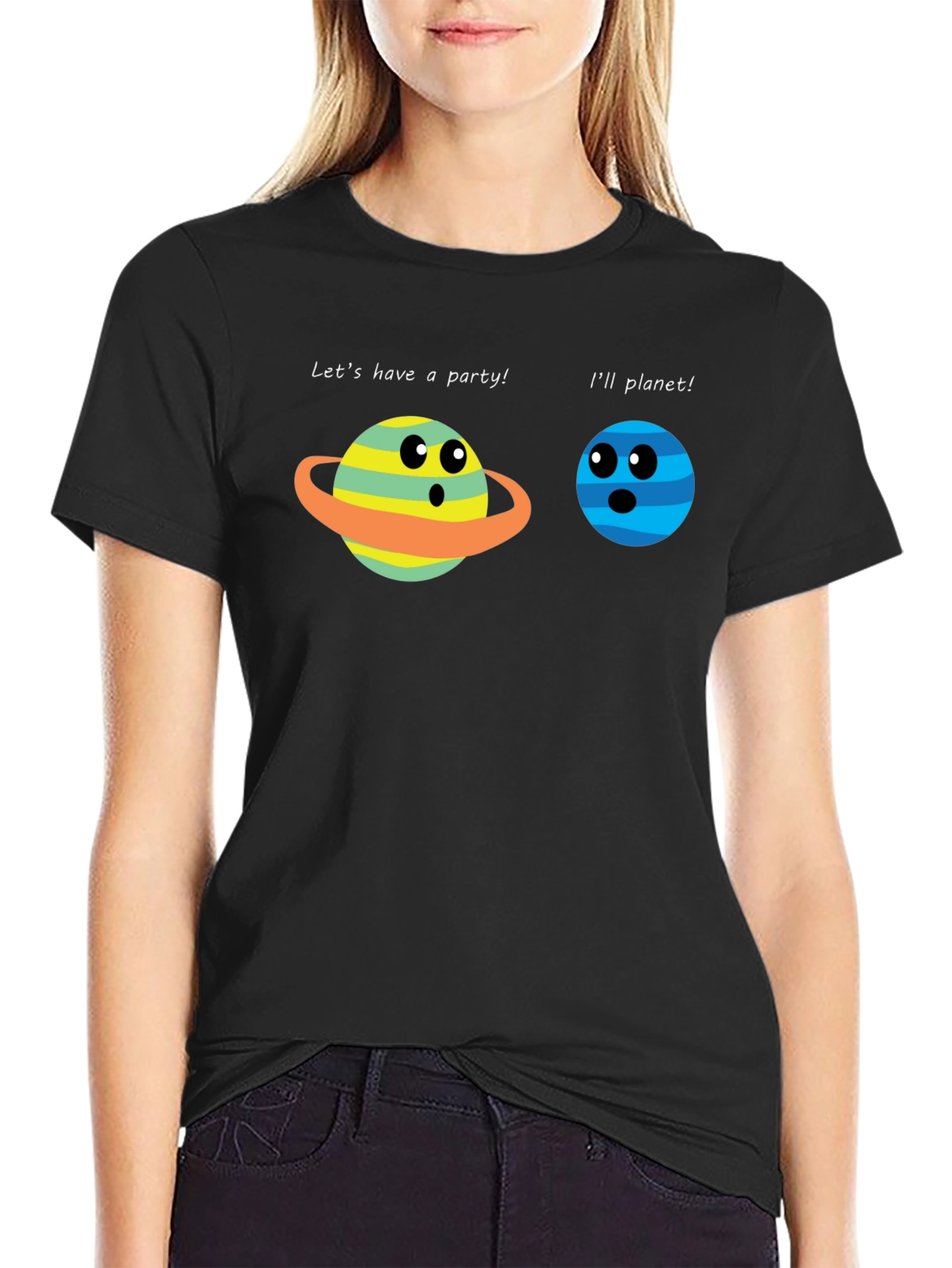 Funny Planet Pun T-Shirt - Lets Have a Party!