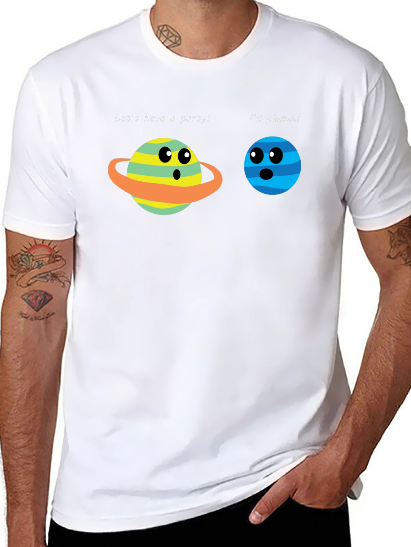 Funny Planet Pun T-Shirt - Lets Have a Party!