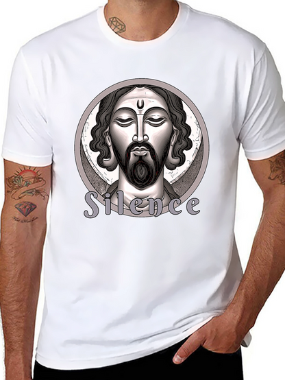 Silence Graphic T-Shirt - Black Unisex Tee