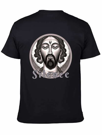 Silence Graphic T-Shirt - Black Unisex Tee