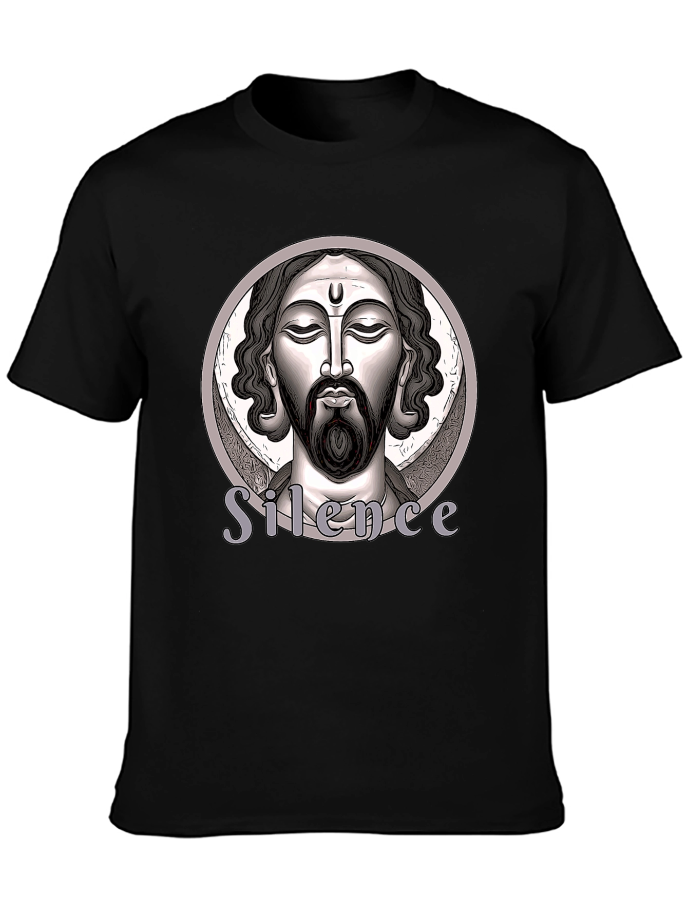 Silence Graphic T-Shirt - Black Unisex Tee