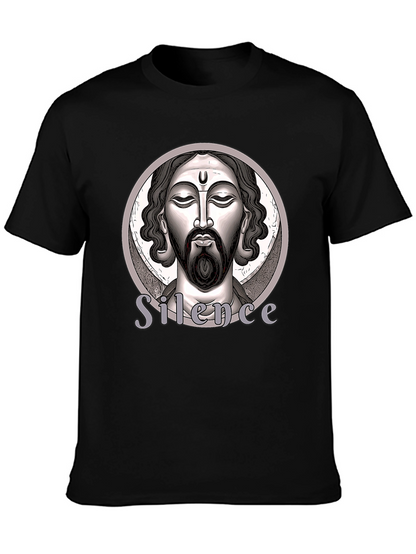 Silence Graphic T-Shirt - Black Unisex Tee