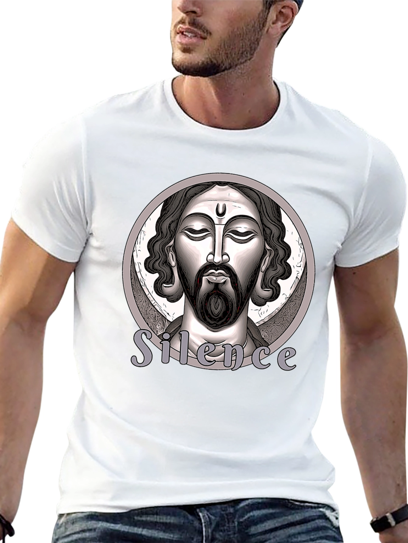 Silence Graphic T-Shirt - Black Unisex Tee