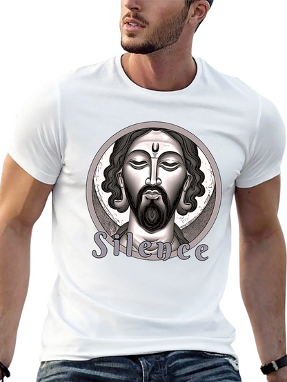 Silence Graphic T-Shirt - Black Unisex Tee