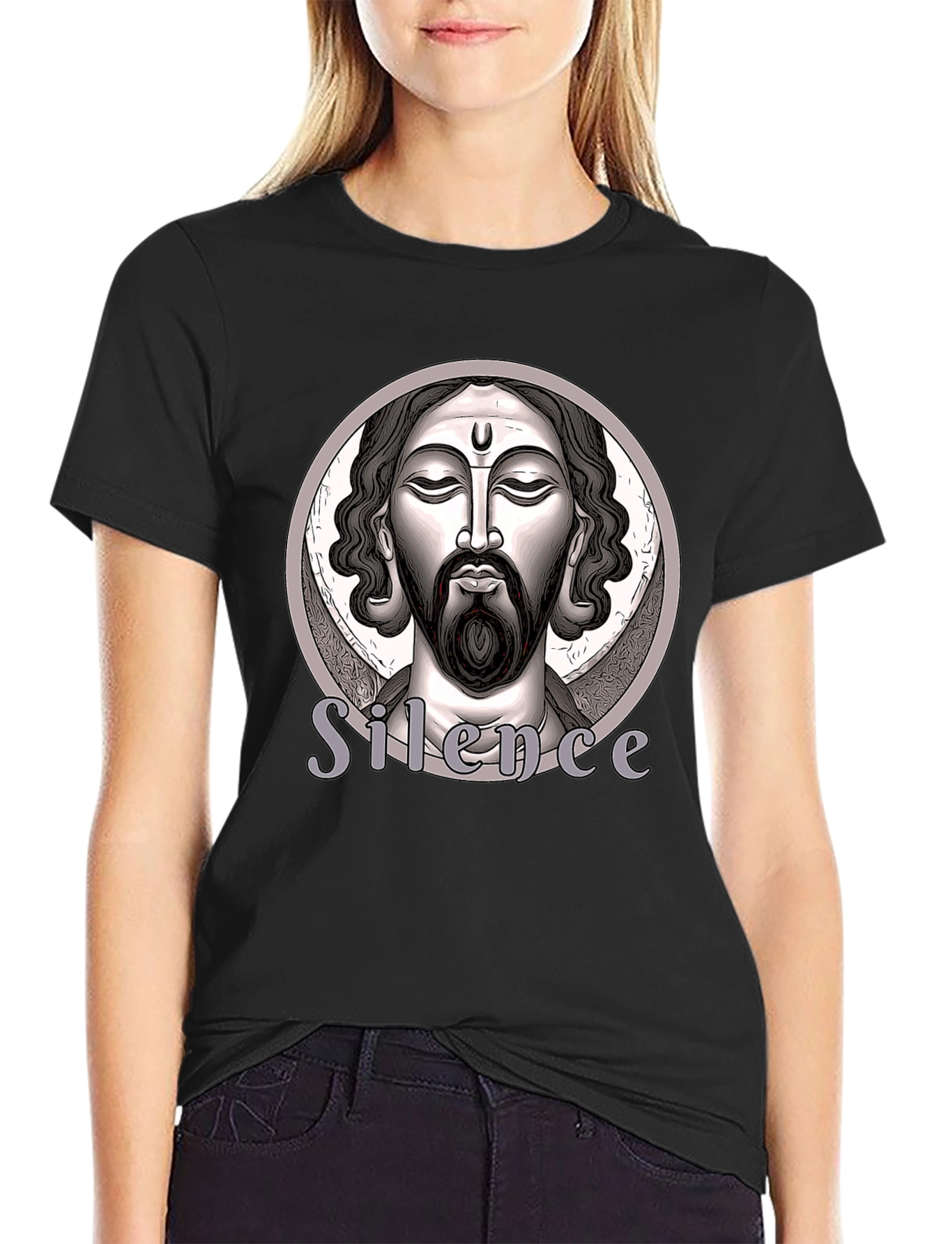 Silence Graphic T-Shirt - Black Unisex Tee