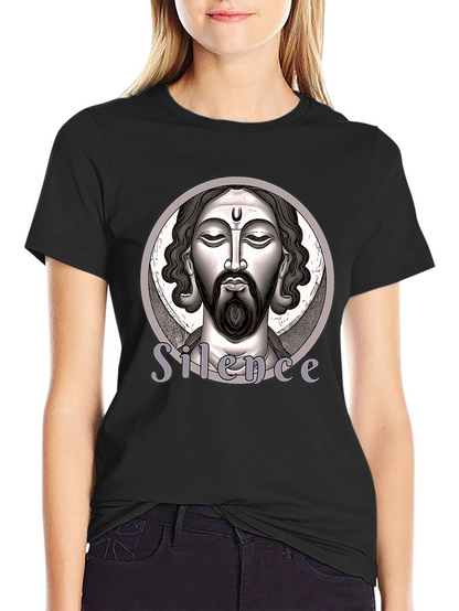 Silence Graphic T-Shirt - Black Unisex Tee