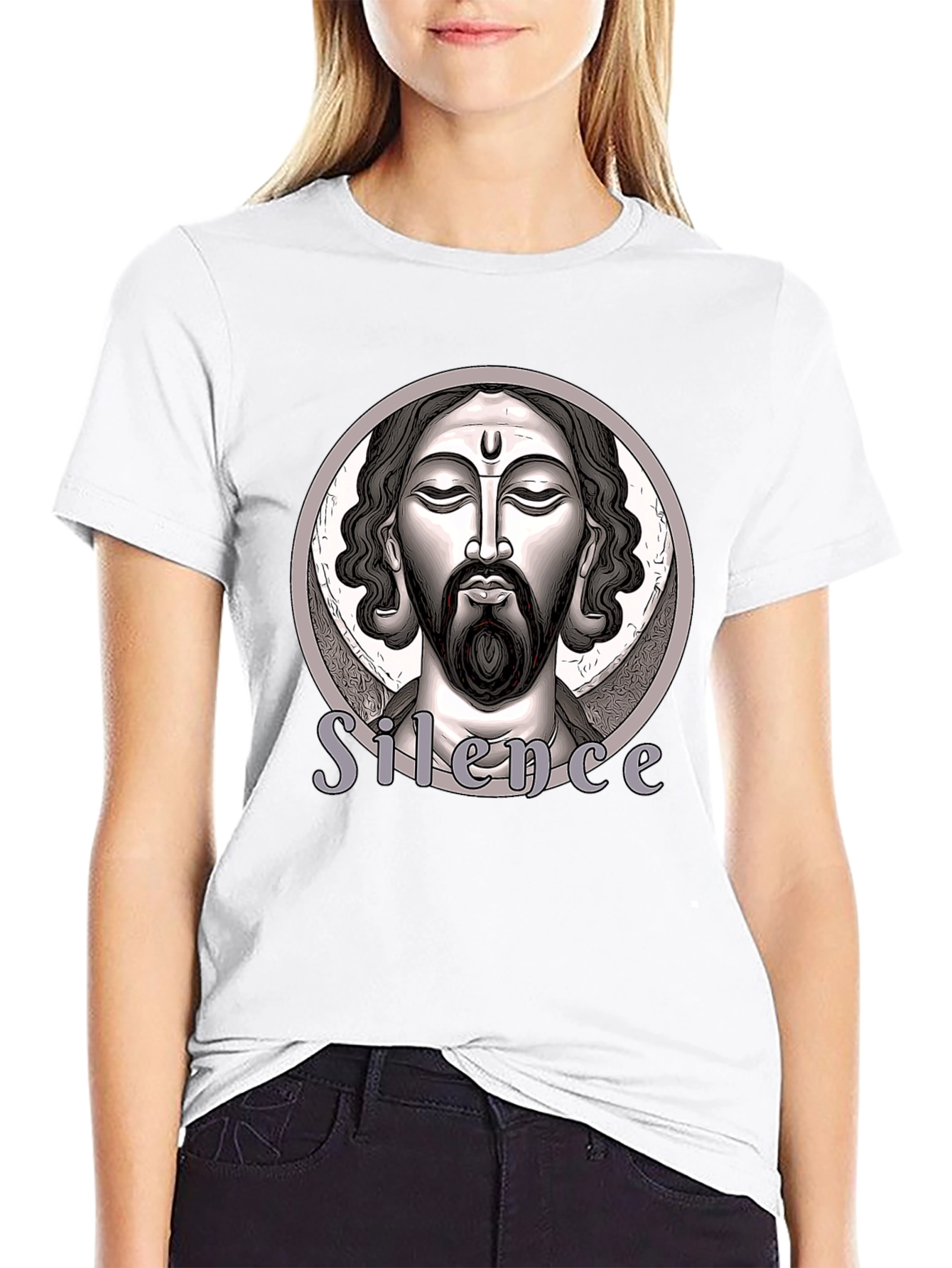 Silence Graphic T-Shirt - Black Unisex Tee