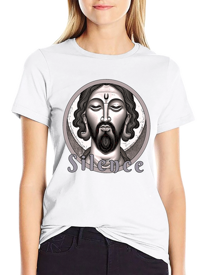 Silence Graphic T-Shirt - Black Unisex Tee