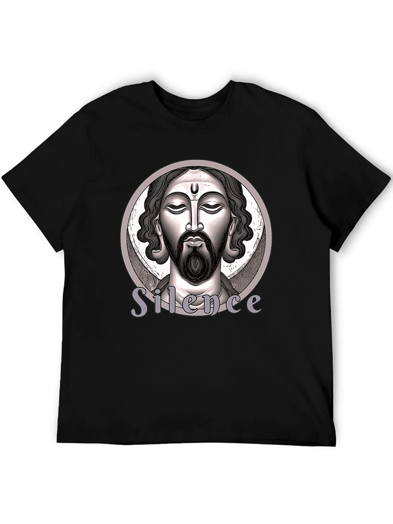Silence Graphic T-Shirt - Black Unisex Tee