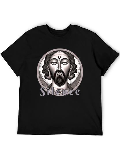 Silence Graphic T-Shirt - Black Unisex Tee