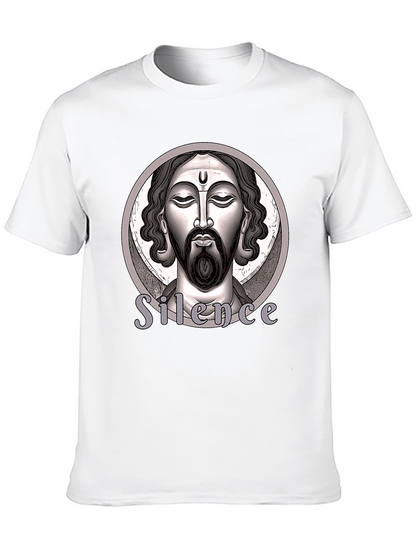 Silence Graphic T-Shirt - Black Unisex Tee