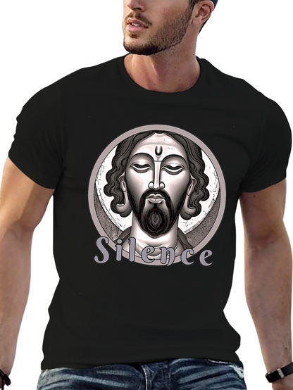 Silence Graphic T-Shirt - Black Unisex Tee