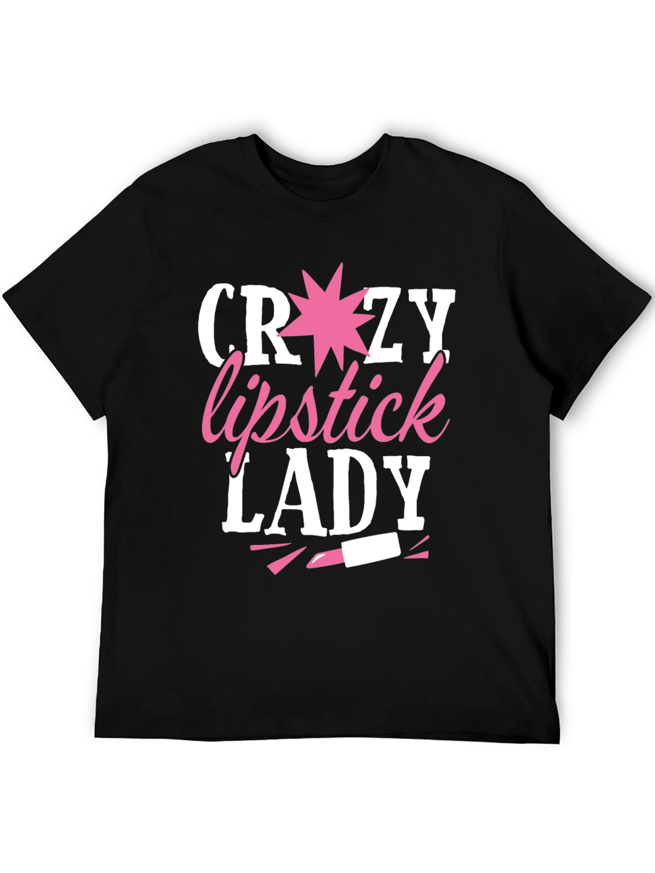 Crazy Lipstick Lady T-Shirt