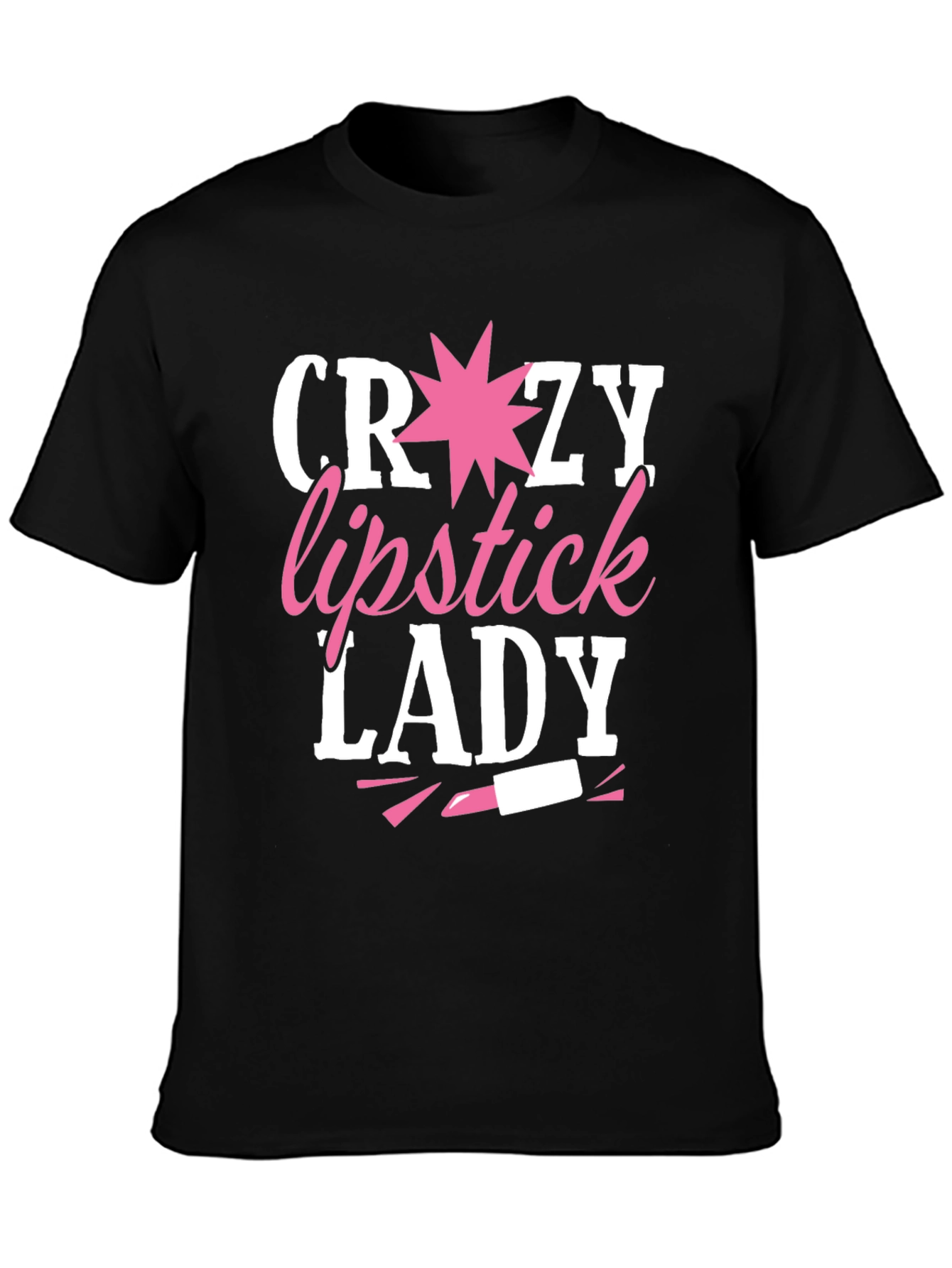 Crazy Lipstick Lady T-Shirt