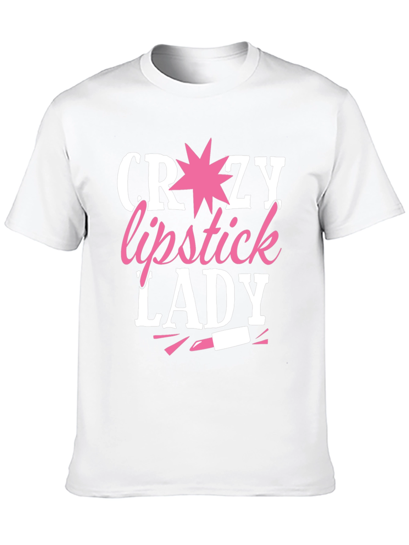 Crazy Lipstick Lady T-Shirt