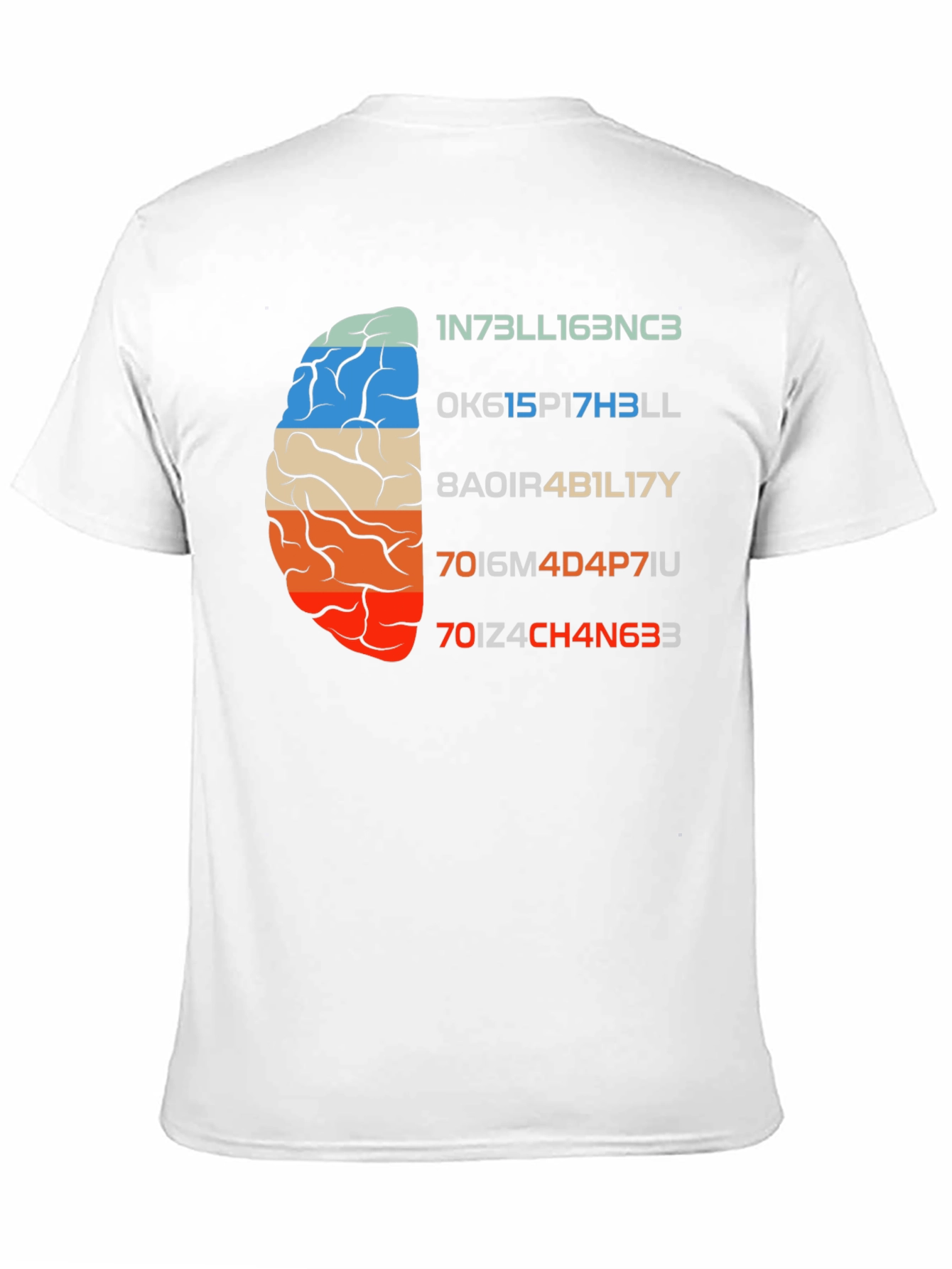 Brain Teaser Graphic T-Shirt - Clever Geeky Design