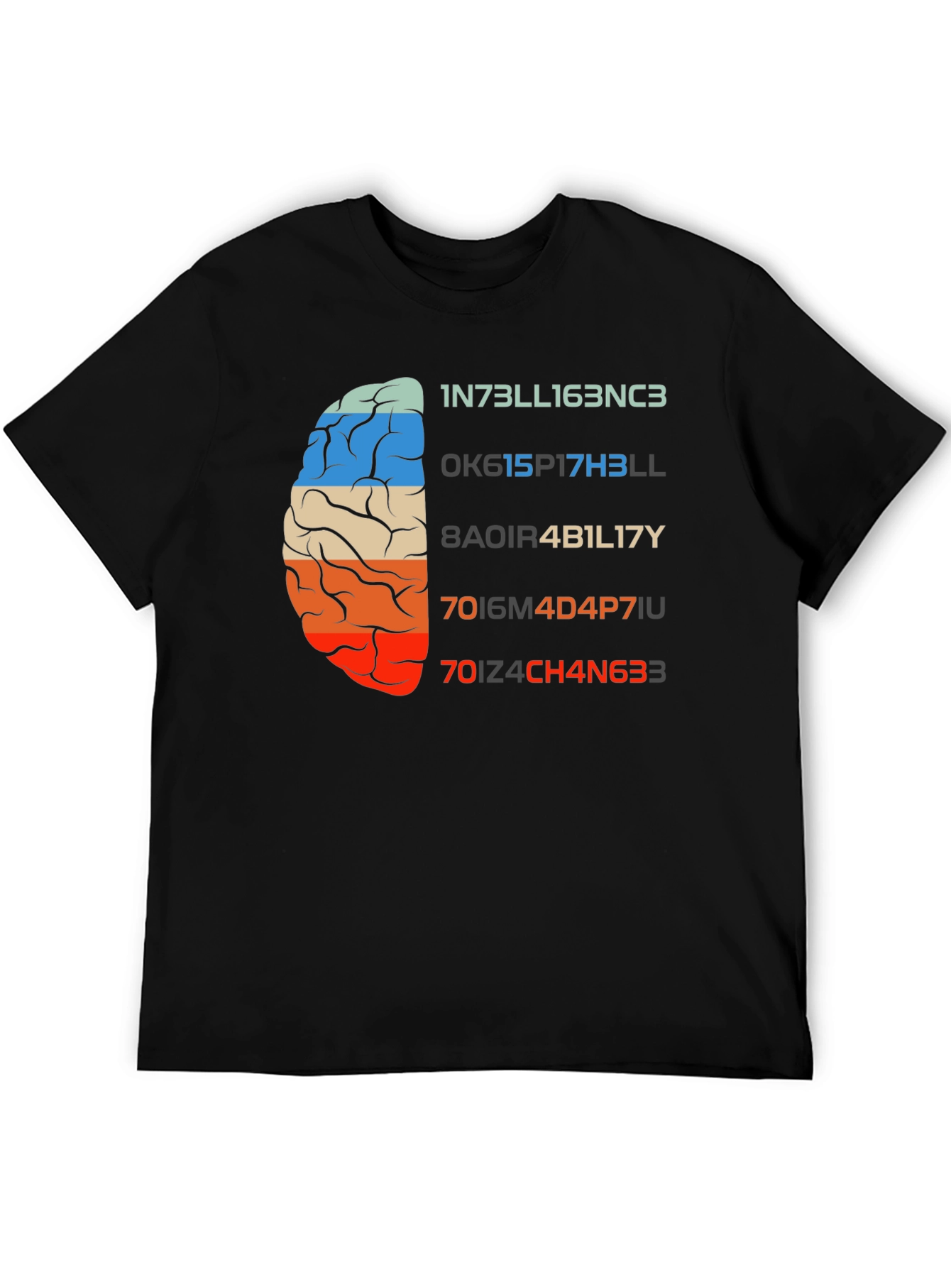 Brain Teaser Graphic T-Shirt - Clever Geeky Design