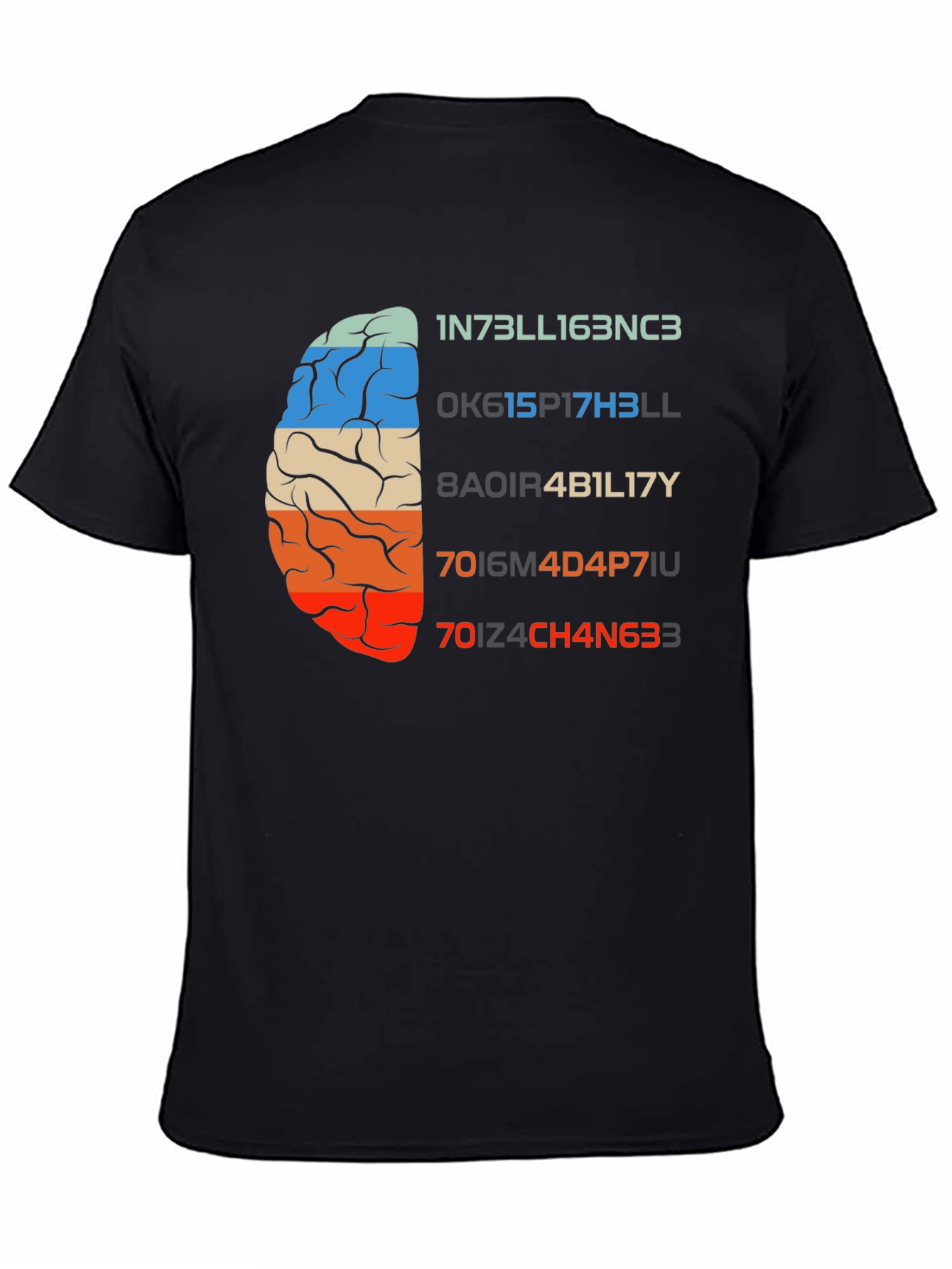 Brain Teaser Graphic T-Shirt - Clever Geeky Design