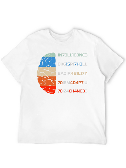 Brain Teaser Graphic T-Shirt - Clever Geeky Design