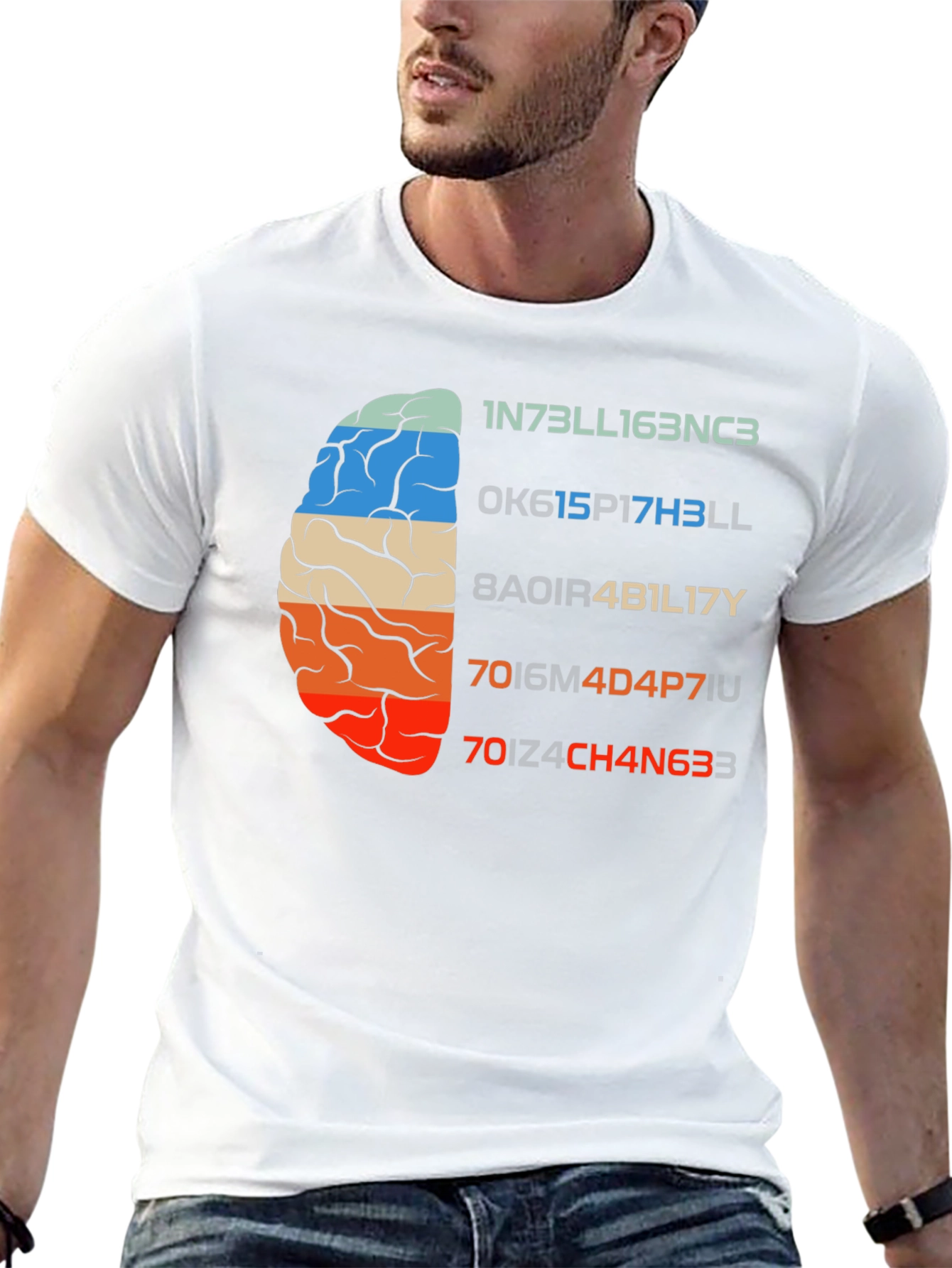 Brain Teaser Graphic T-Shirt - Clever Geeky Design