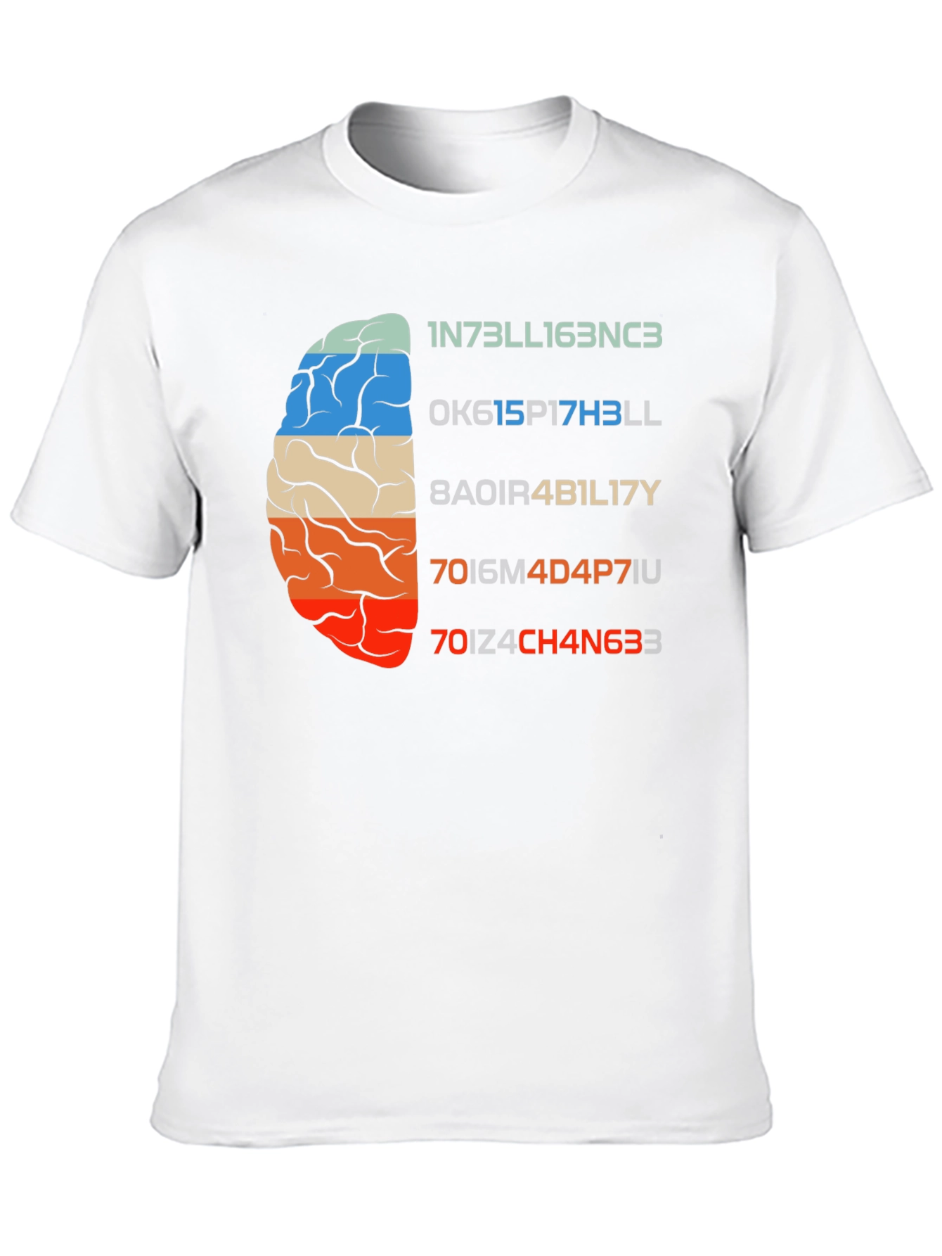 Brain Teaser Graphic T-Shirt - Clever Geeky Design