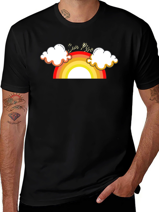 Sunrise Graphic Tee - Retro Style
