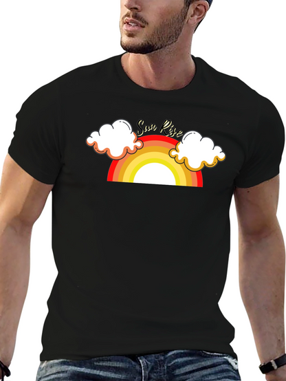 Sunrise Graphic Tee - Retro Style